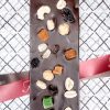 Шоколадная плитка I LOVE CHOCO 8х из темного шоколада ручной работы с добавлением "фитнес-смеси"